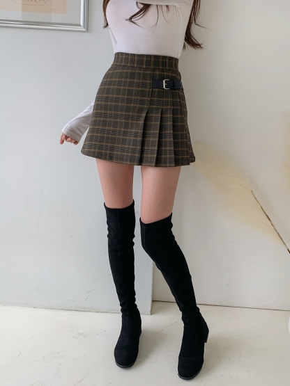 C1501 Checkmate Crush Skirt
