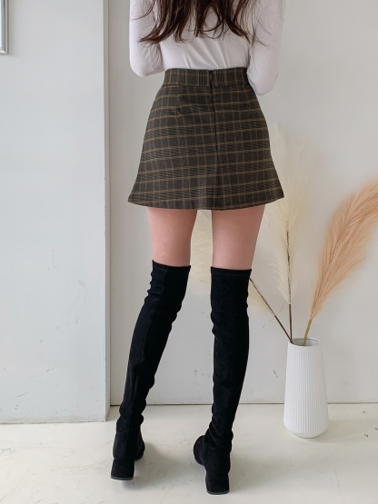 C1501 Checkmate Crush Skirt
