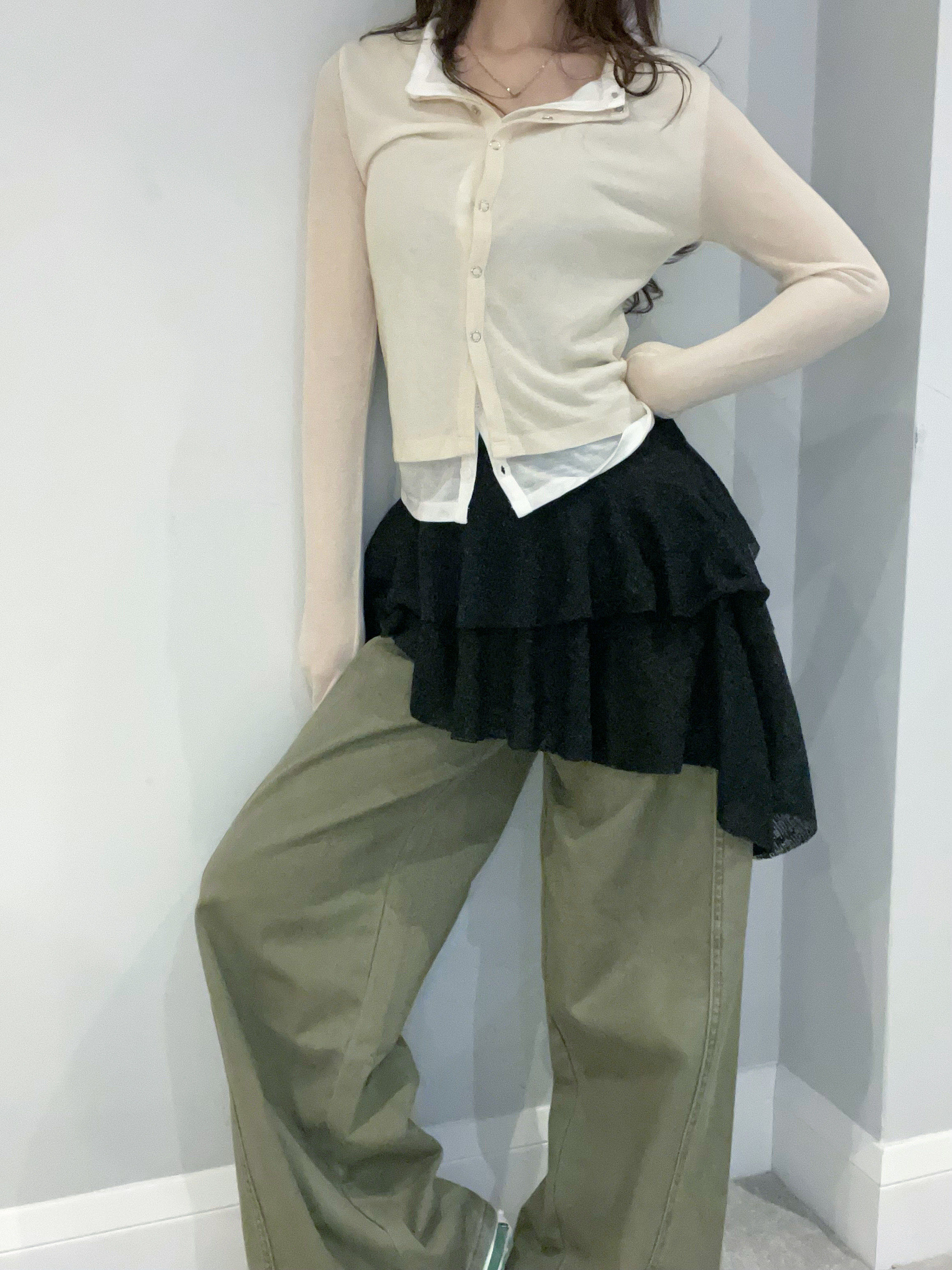 Inner Layering Knit Cardigan