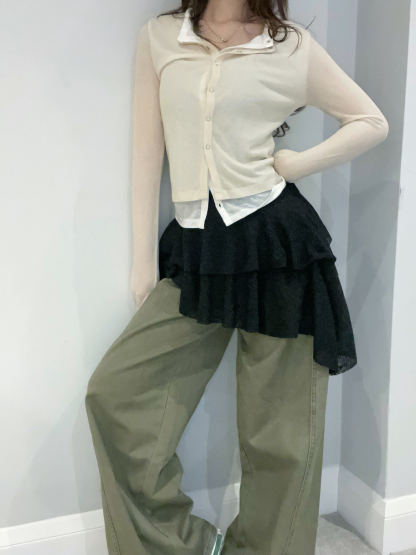 Inner Layering Knit Cardigan