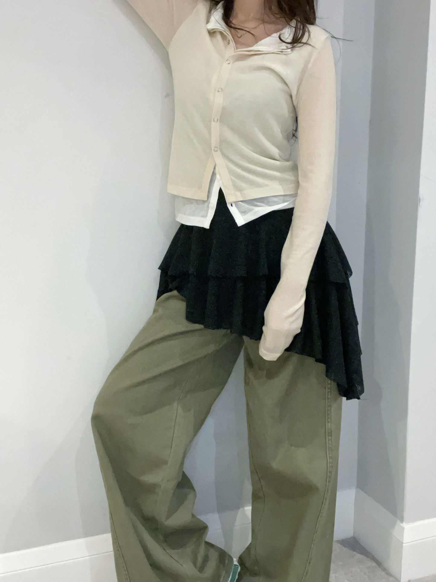 Inner Layering Knit Cardigan