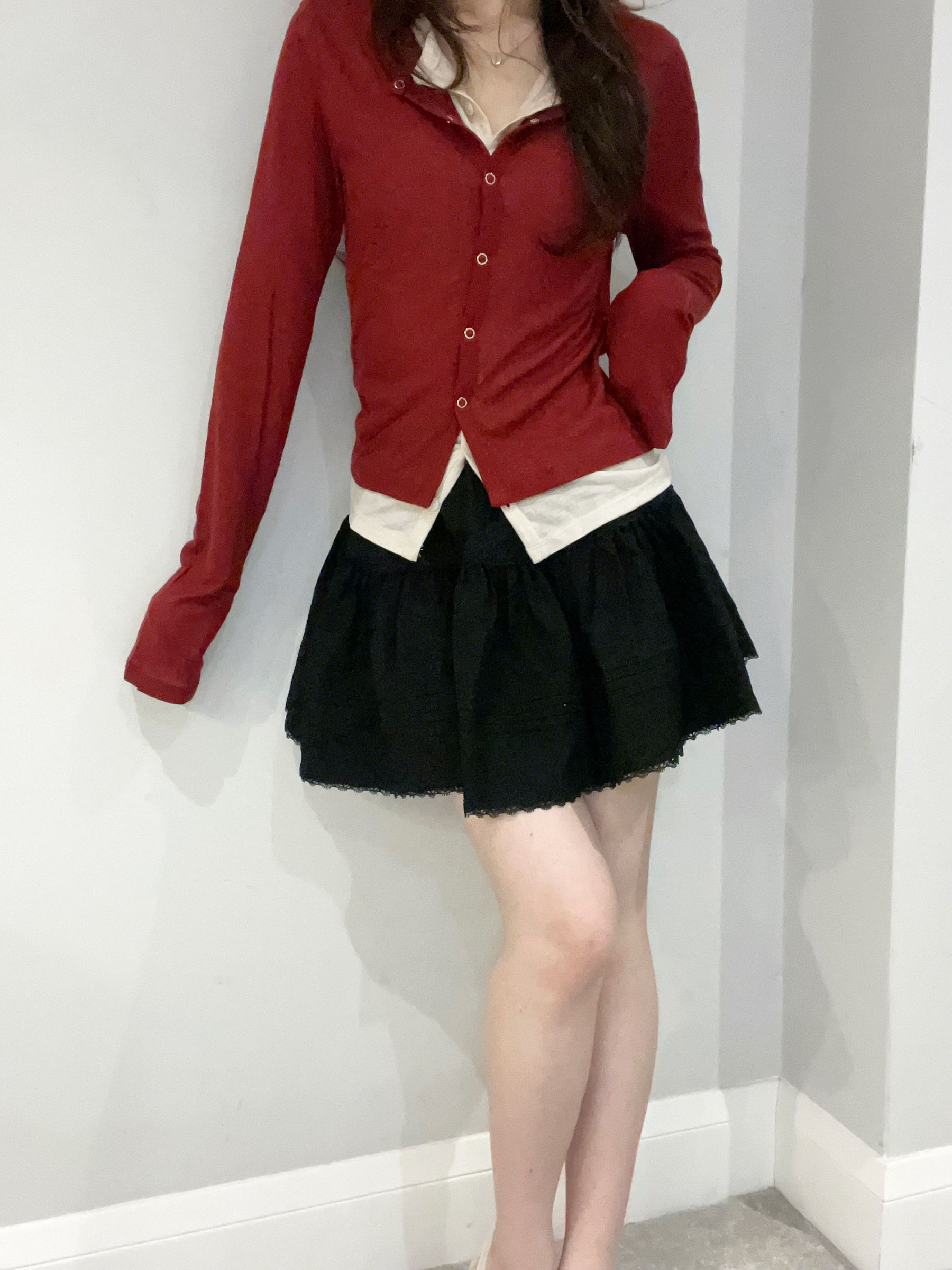 Inner Layering Knit Cardigan