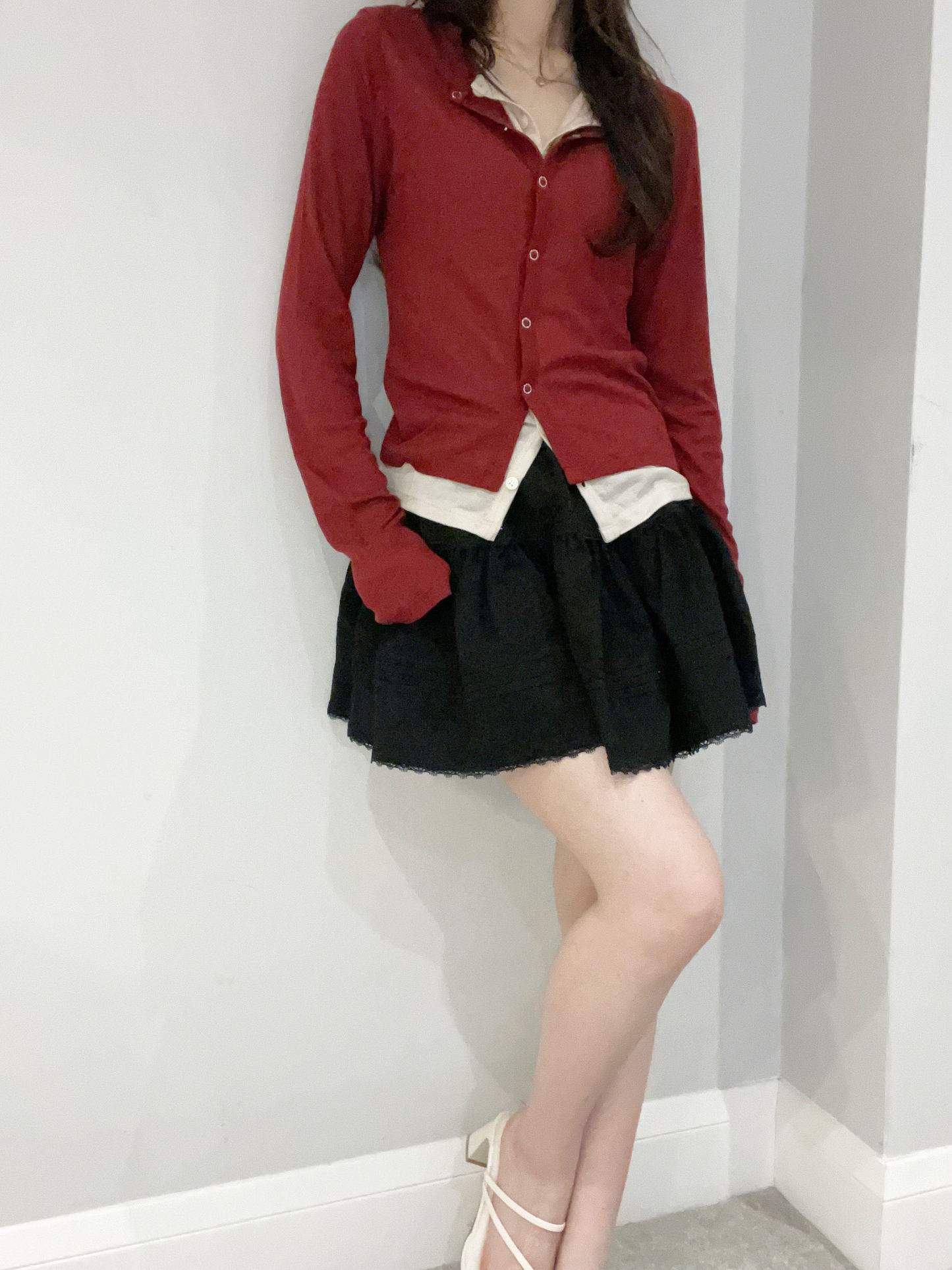 Inner Layering Knit Cardigan