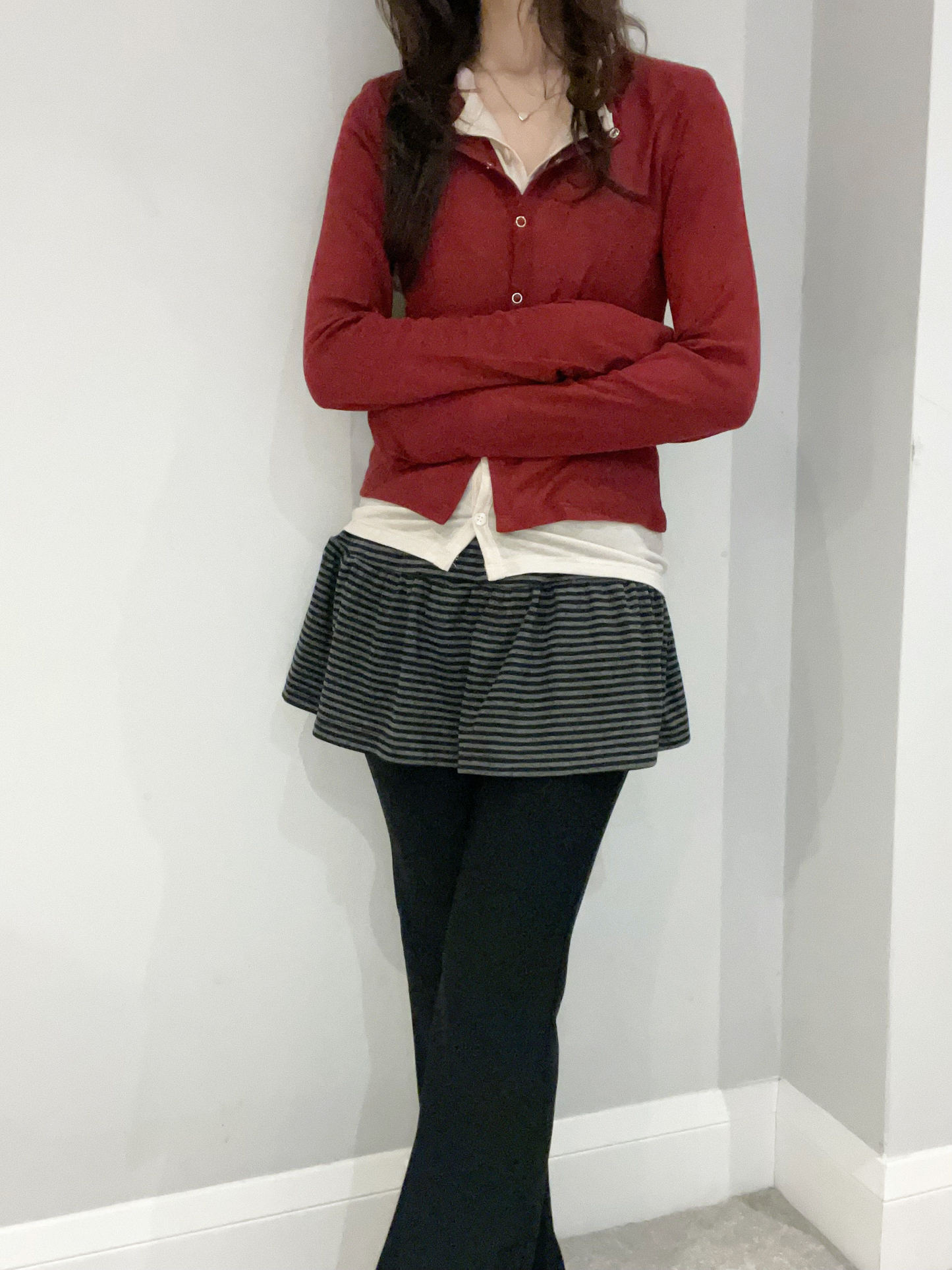 Inner Layering Knit Cardigan