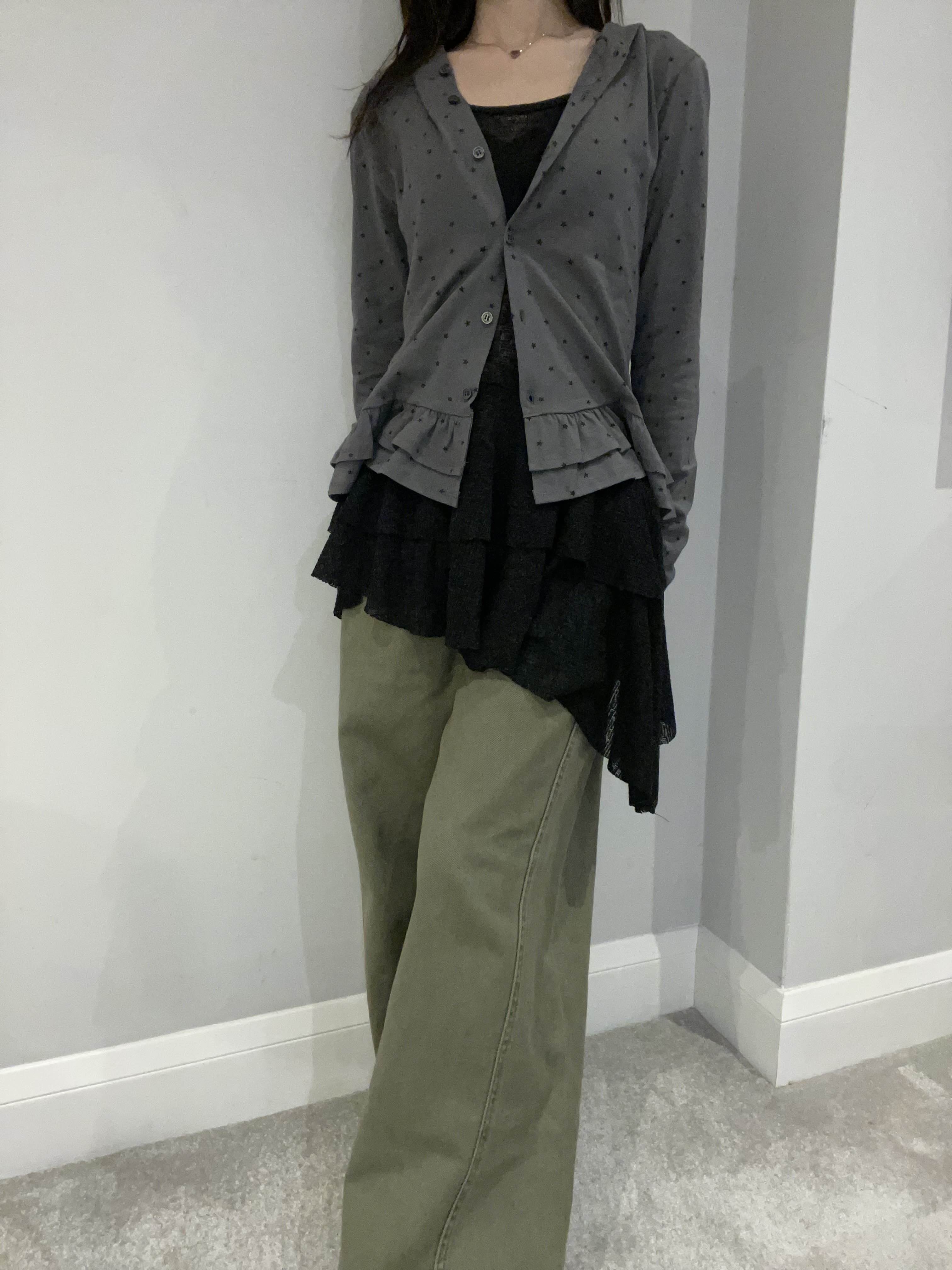 Stardust Frill Hem Hoodie