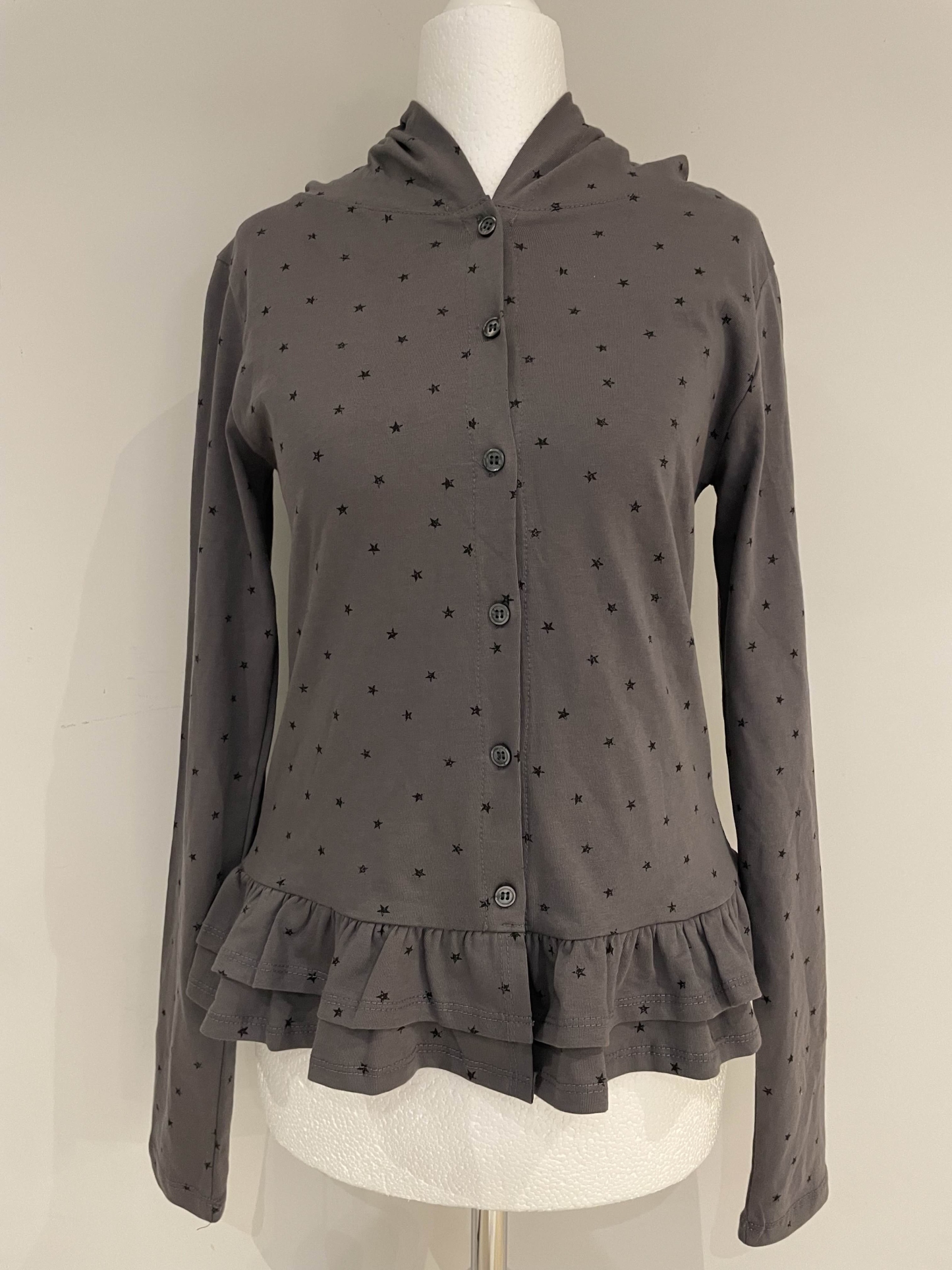 Stardust Frill Hem Hoodie