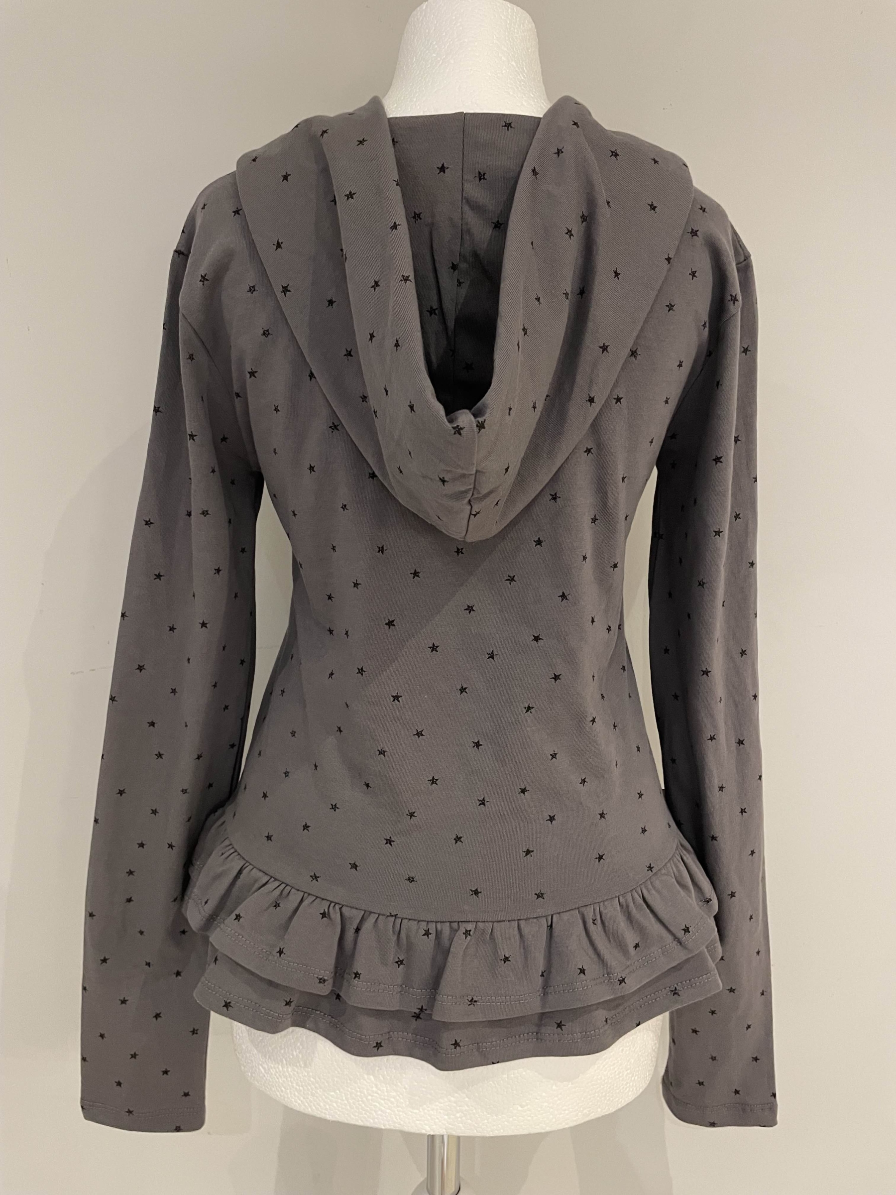 Stardust Frill Hem Hoodie