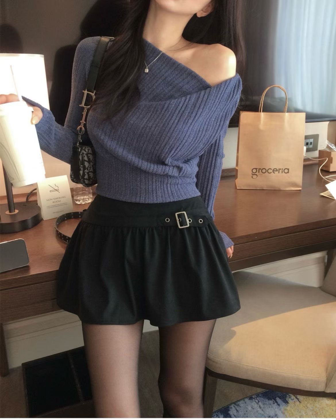 [WEBSITE EXCLUSIVE] C1606 Vintage Charm Corduroy Skirt