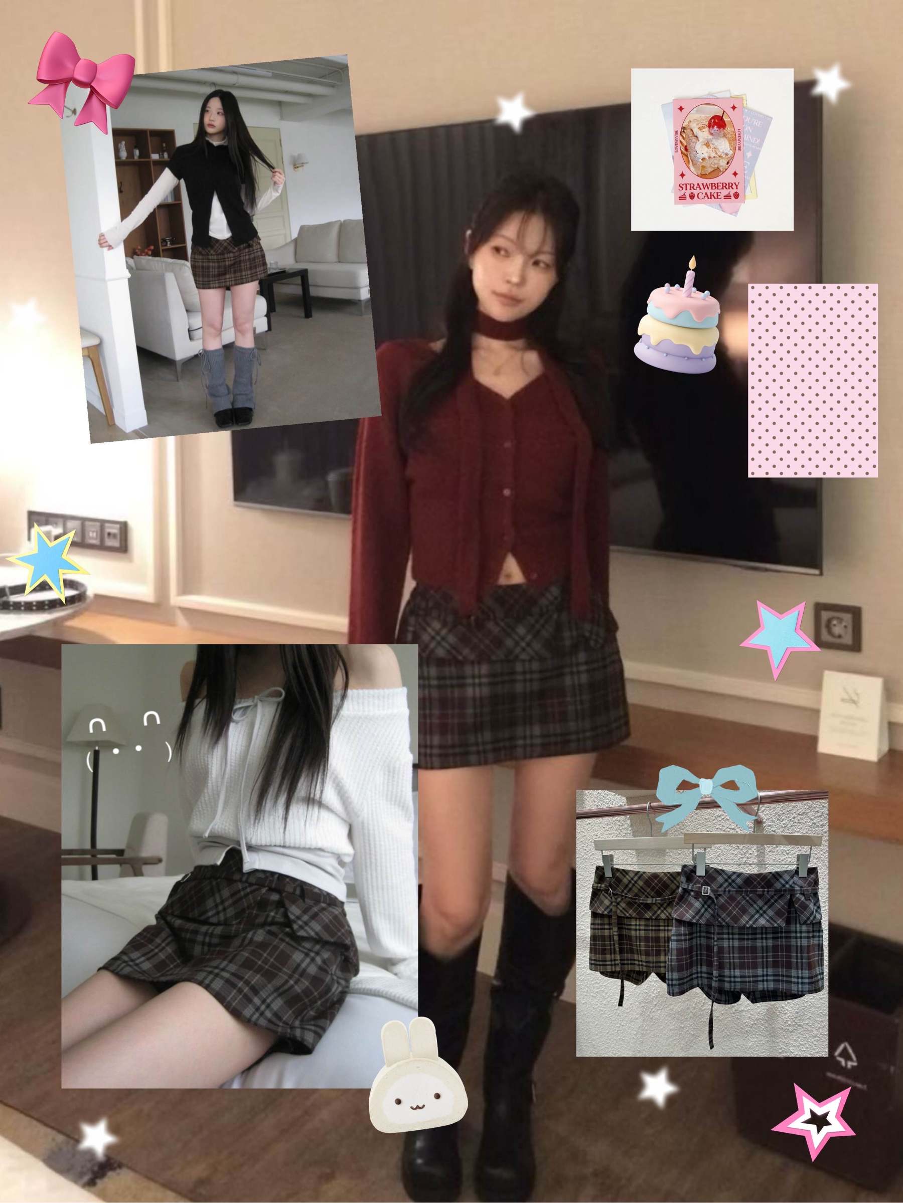 [Preorder 1st Drop Price] C1608 Academic Plaid Mini Skirt