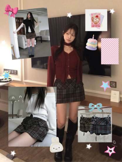 [Preorder 1st Drop Price] C1608 Academic Plaid Mini Skirt