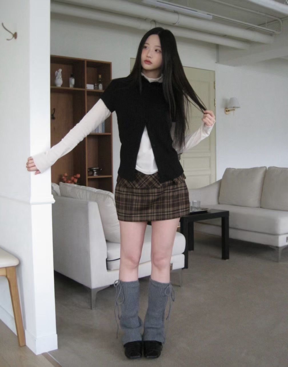 [Preorder 1st Drop Price] C1608 Academic Plaid Mini Skirt