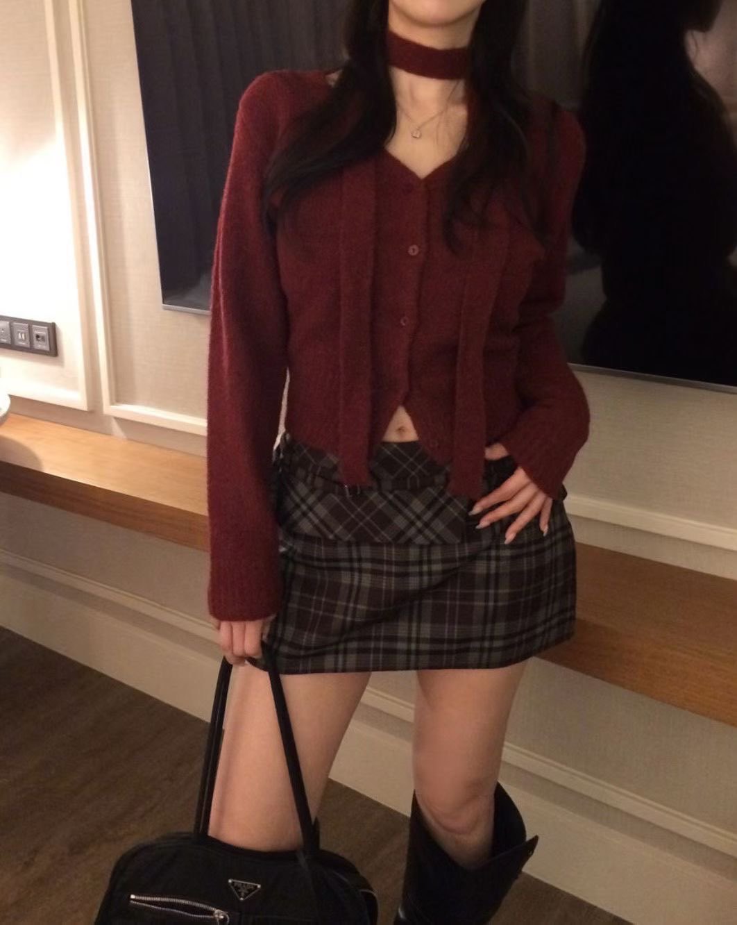 [Preorder 1st Drop Price] C1608 Academic Plaid Mini Skirt