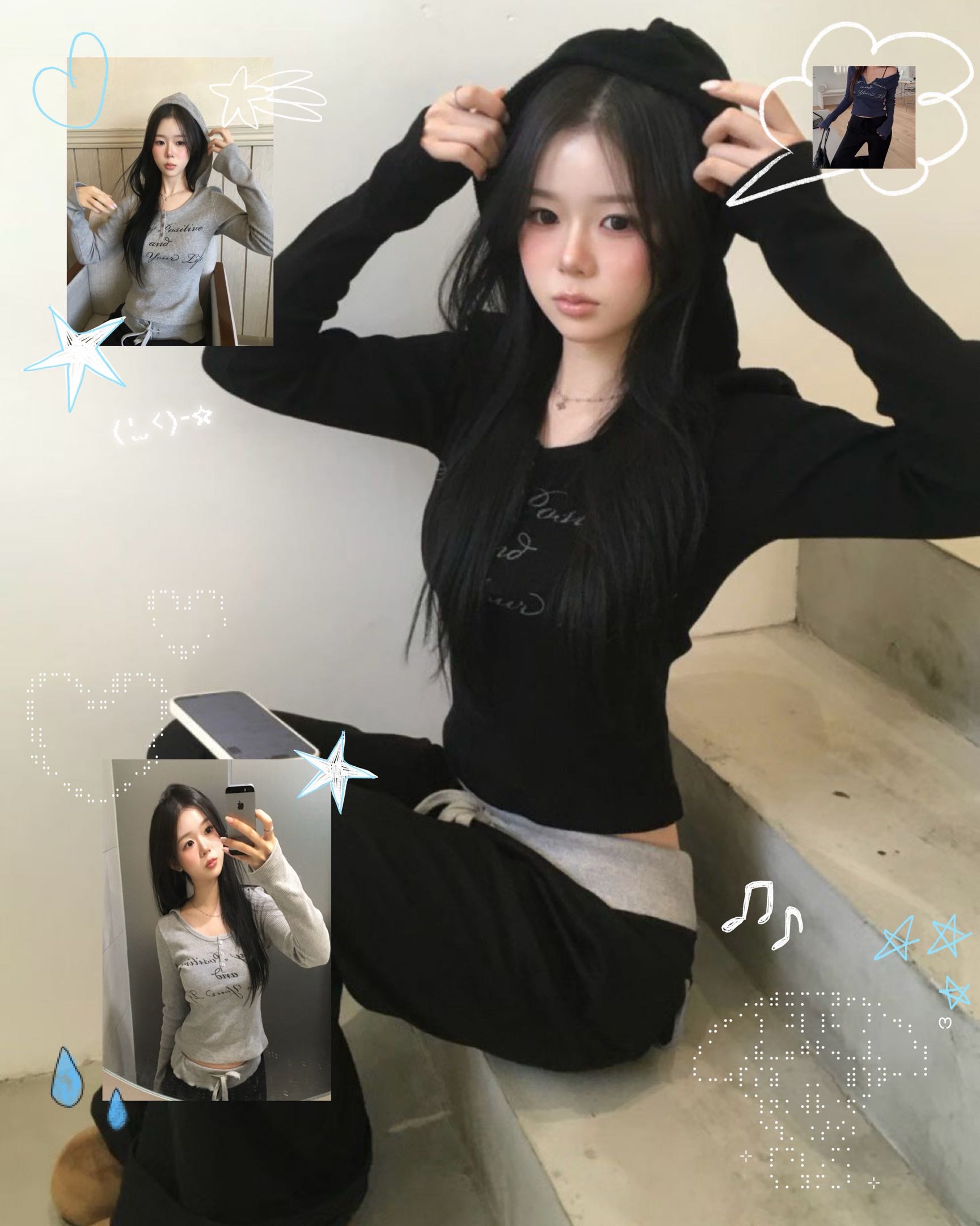 [Preorder 1st Drop Price] C1702 Velostar Script Hoodie