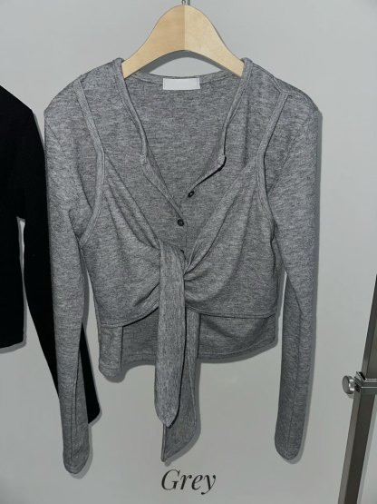 [Preorder 1st Drop Price] C1801 Bowline Layered Top