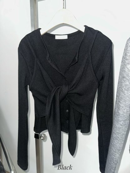 [Preorder 1st Drop Price] C1801 Bowline Layered Top