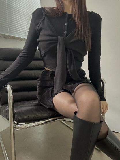 [Preorder 1st Drop Price] C1801 Bowline Layered Top