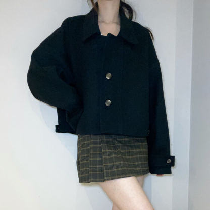 C1901 British Chic Wool Coat