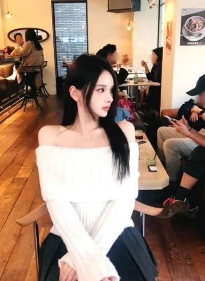 C2001 Elegant Knit Off Shoulder Top