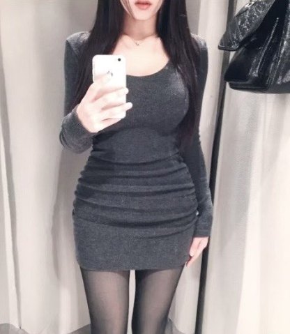 [Preorder 1st Drop Price] C2003 Midnight Shirred Mini Dress