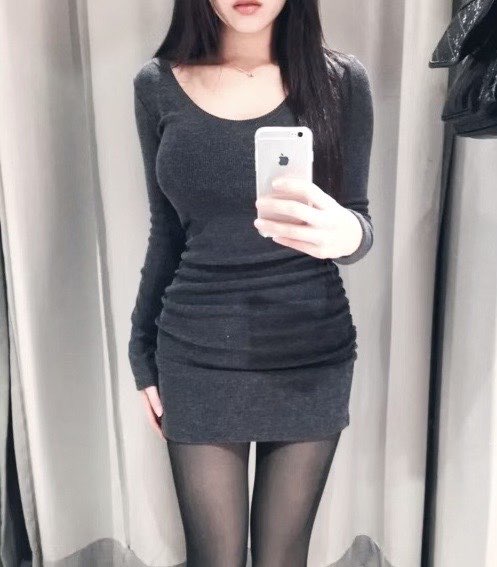 [Preorder 1st Drop Price] C2003 Midnight Shirred Mini Dress