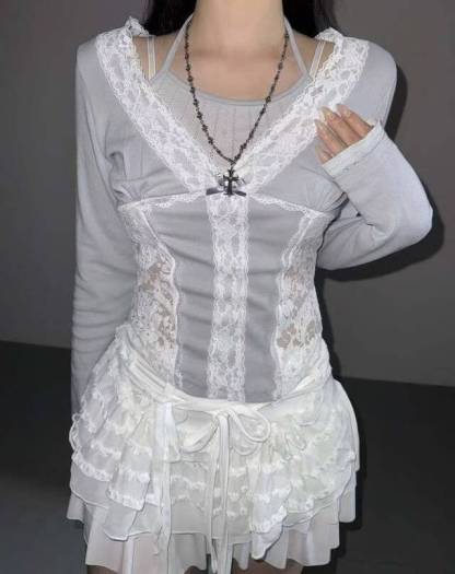 [WEBSITE EXCLUSIVE] C2101 Balletcore Layered Top