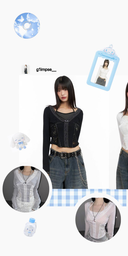 [WEBSITE EXCLUSIVE] C2101 Balletcore Layered Top
