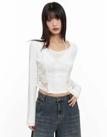 [WEBSITE EXCLUSIVE] C2101 Balletcore Layered Top