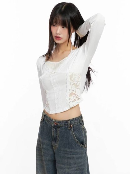 [WEBSITE EXCLUSIVE] C2101 Balletcore Layered Top