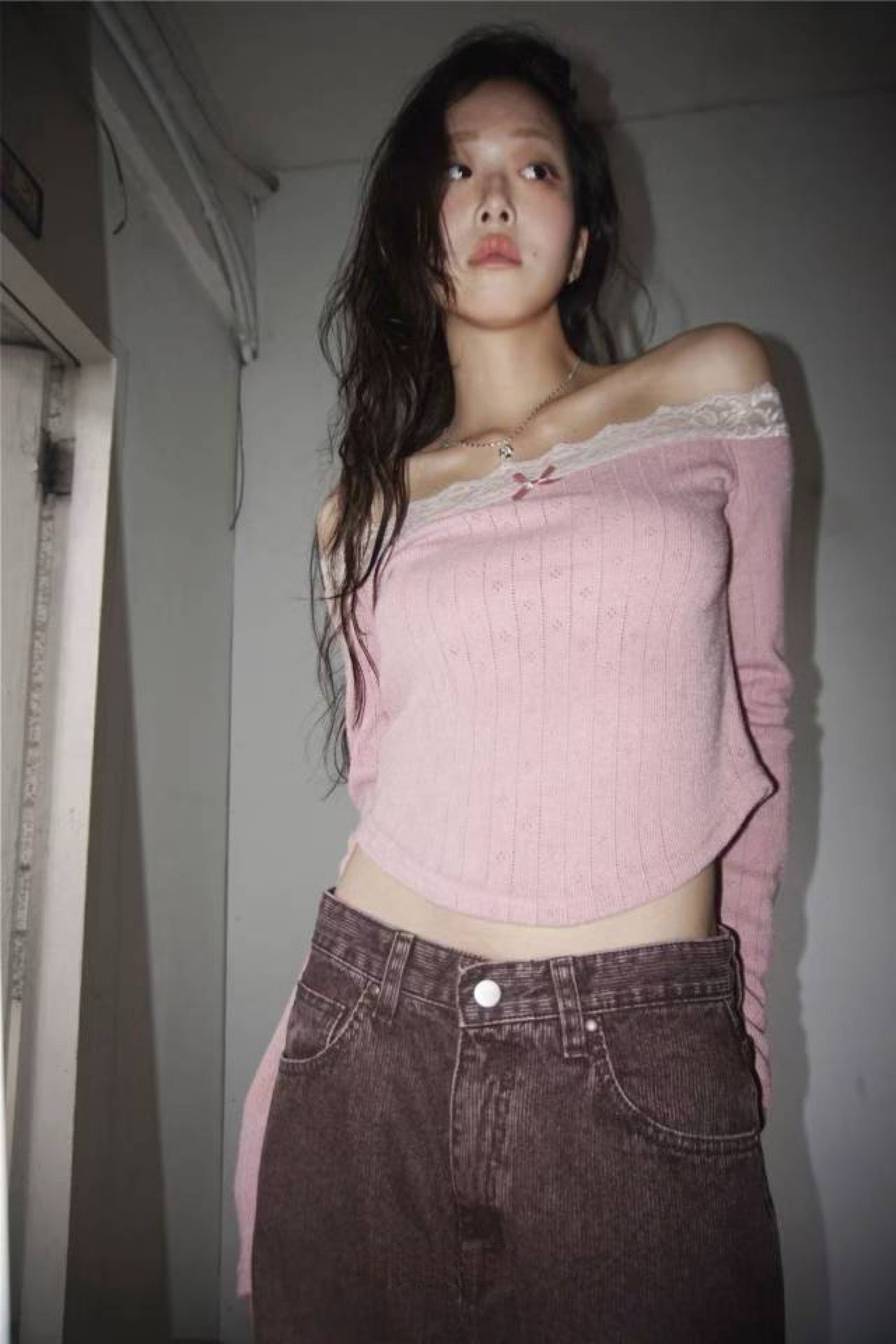 [Preorder 1st Drop Price] C2103 Lace Whisper Top