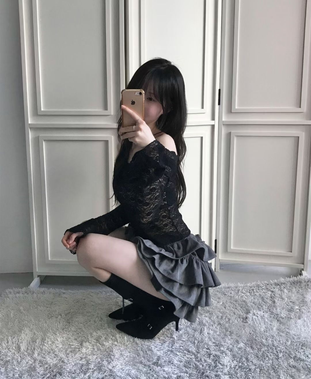 [Preorder 1st Drop Price] C2105 Balletcore Lace Top