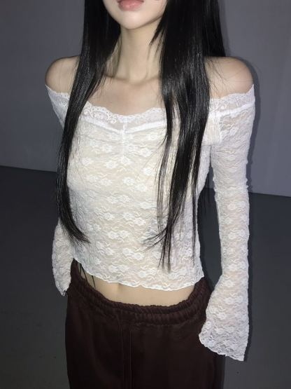 [Preorder 1st Drop Price] C2105 Balletcore Lace Top