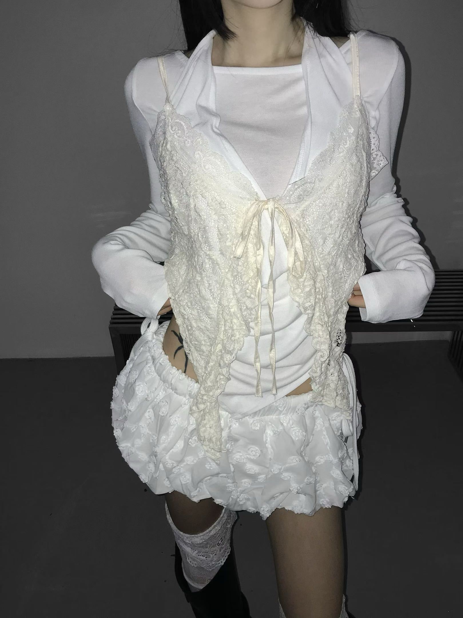 [Preorder 1st Drop Price] C2107 Noirlette Veil Camisole