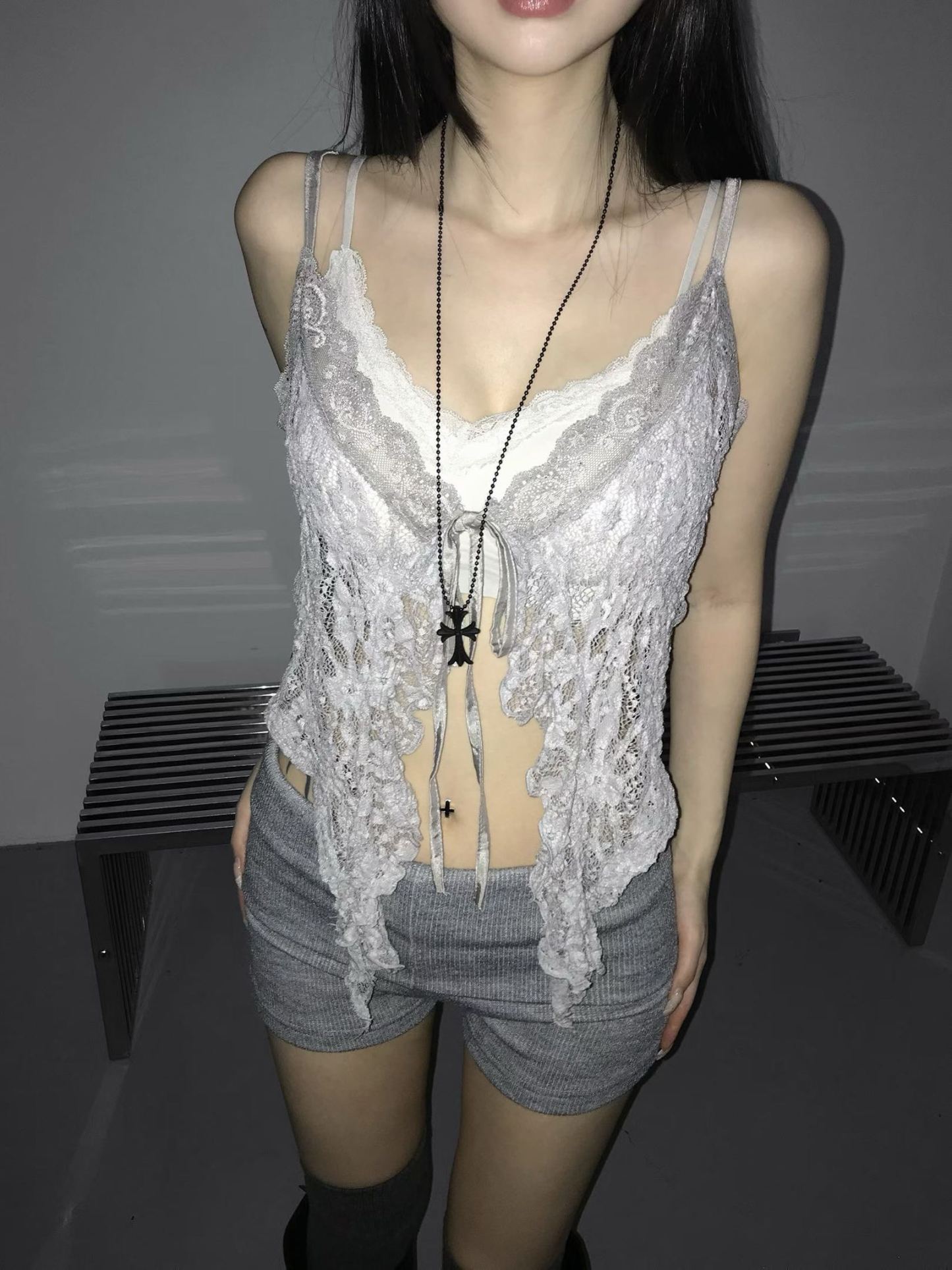 [Preorder 1st Drop Price] C2107 Noirlette Veil Camisole