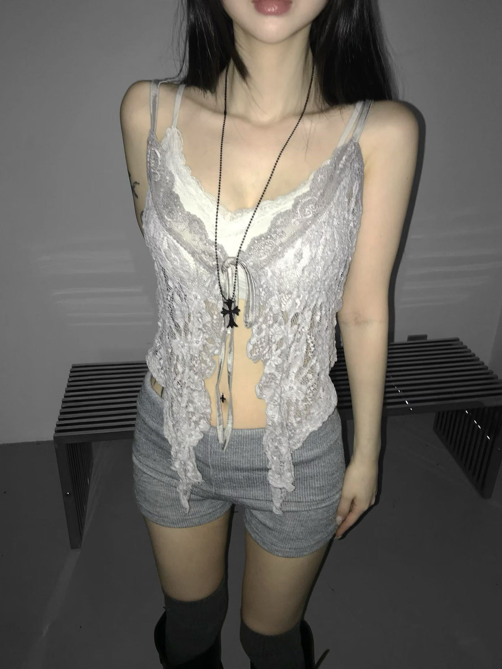 [Preorder 1st Drop Price] C2107 Noirlette Veil Camisole