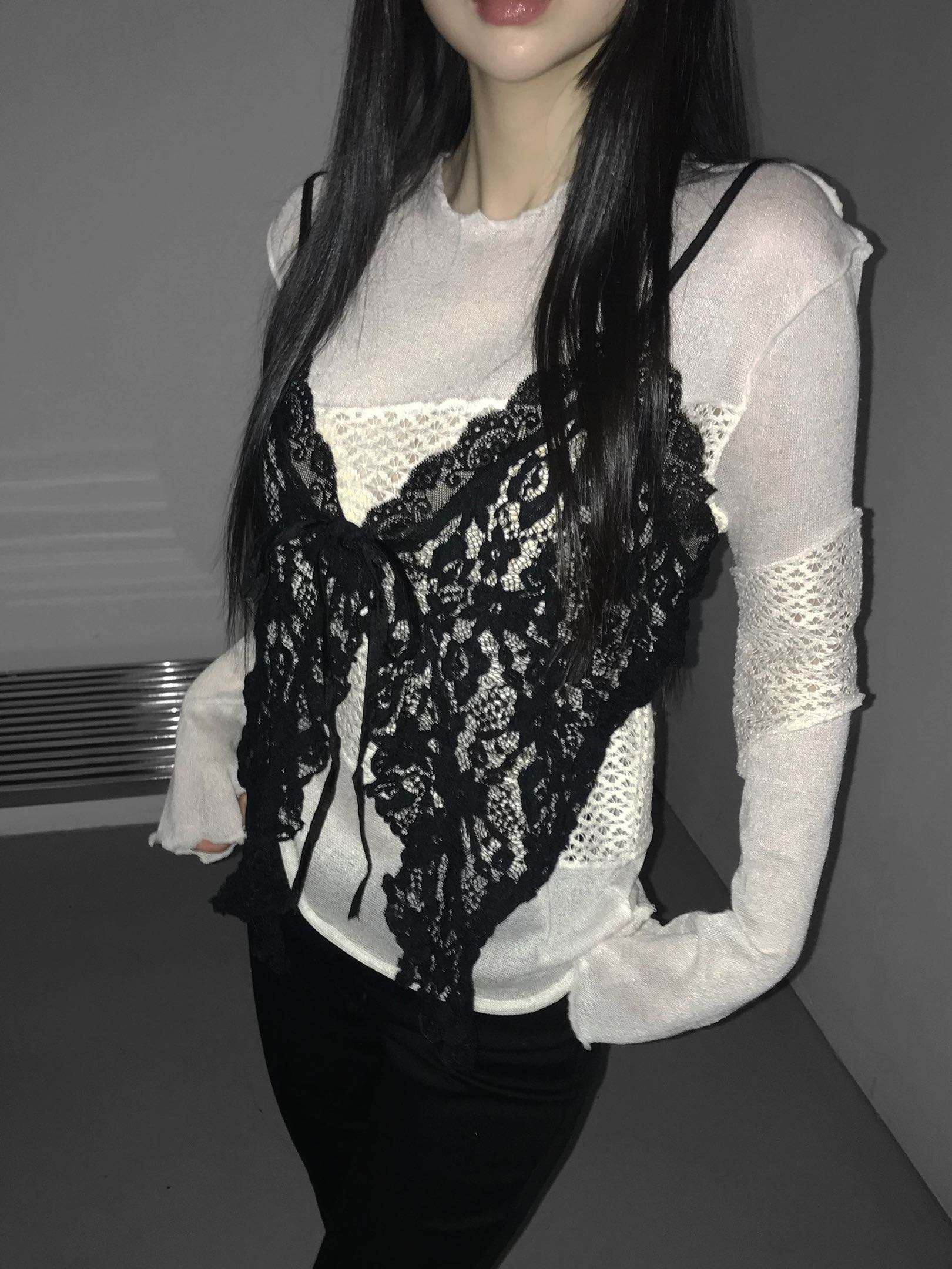 [Preorder 1st Drop Price] C2107 Noirlette Veil Camisole