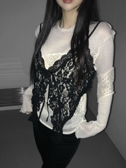 [Preorder 1st Drop Price] C2107 Noirlette Veil Camisole