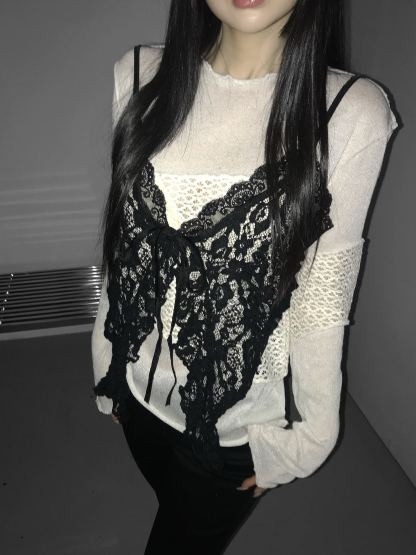 [Preorder 1st Drop Price] C2107 Noirlette Veil Camisole