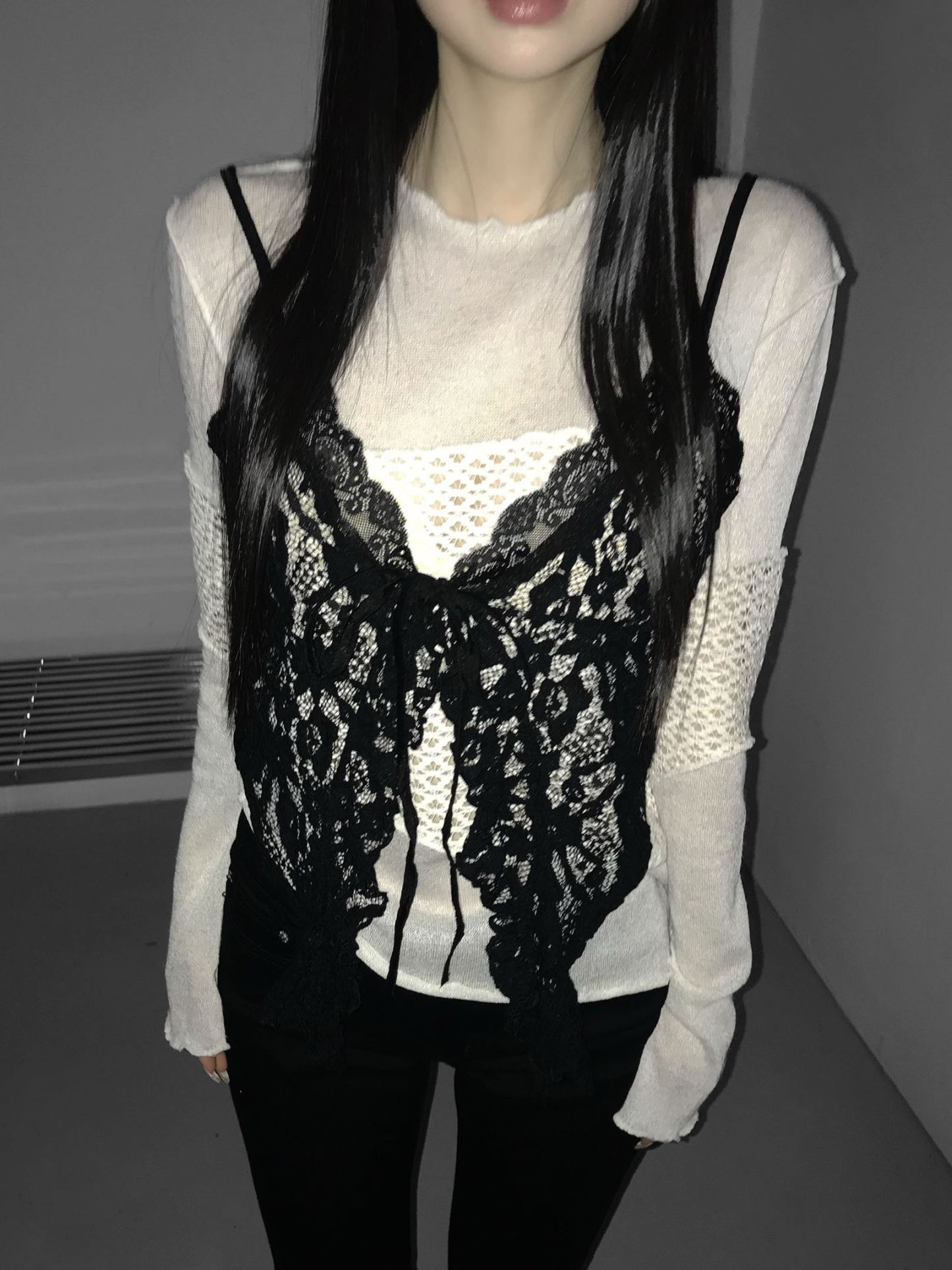 [Preorder 1st Drop Price] C2107 Noirlette Veil Camisole