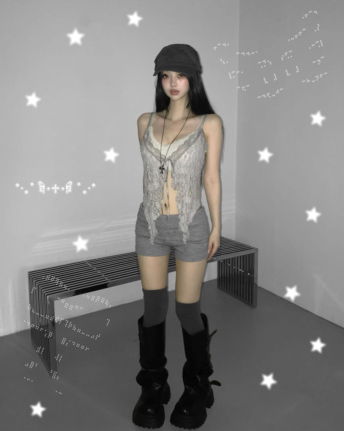 [Preorder 1st Drop Price] C2107 Noirlette Veil Camisole