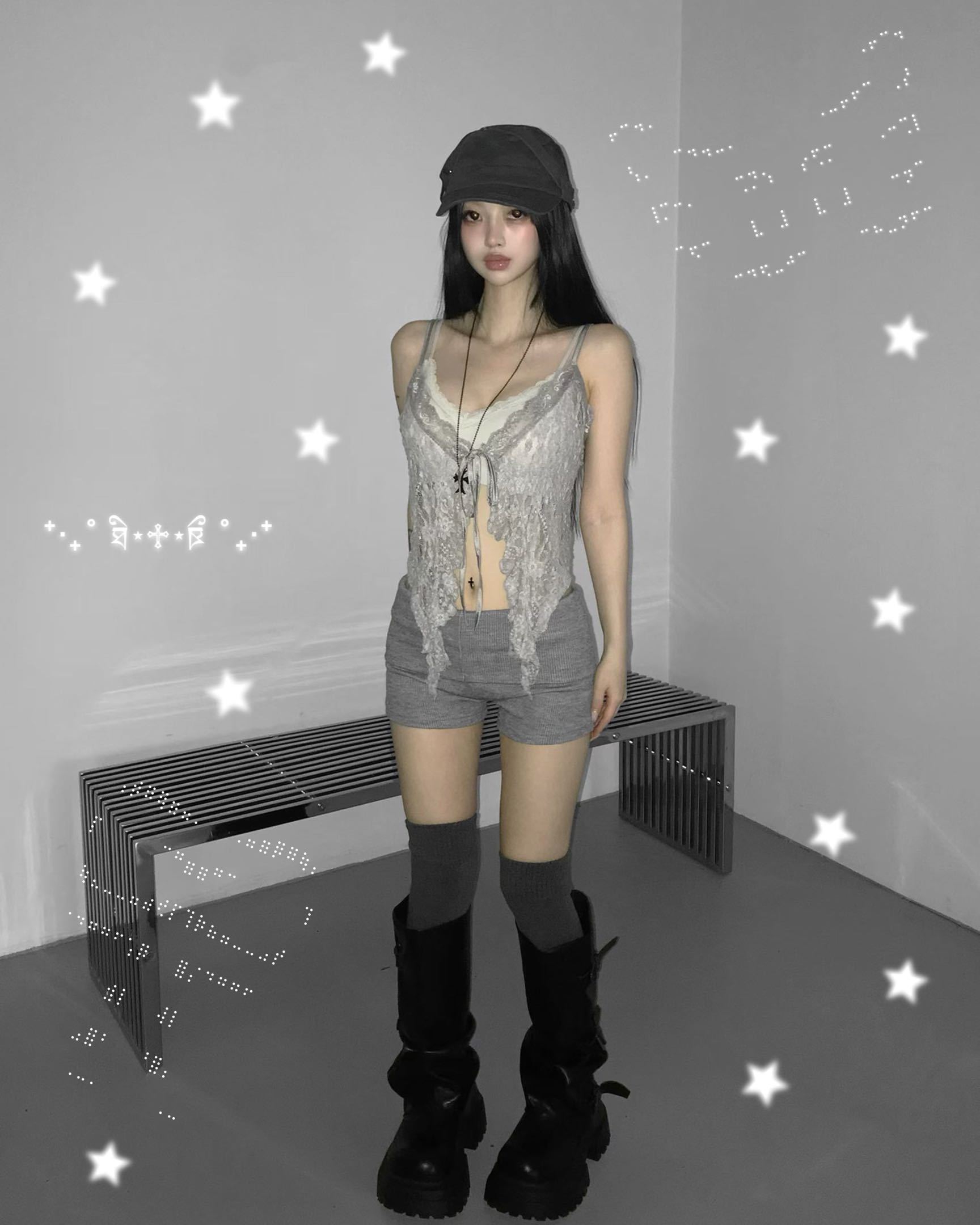 [Preorder 1st Drop Price] C2107 Noirlette Veil Camisole