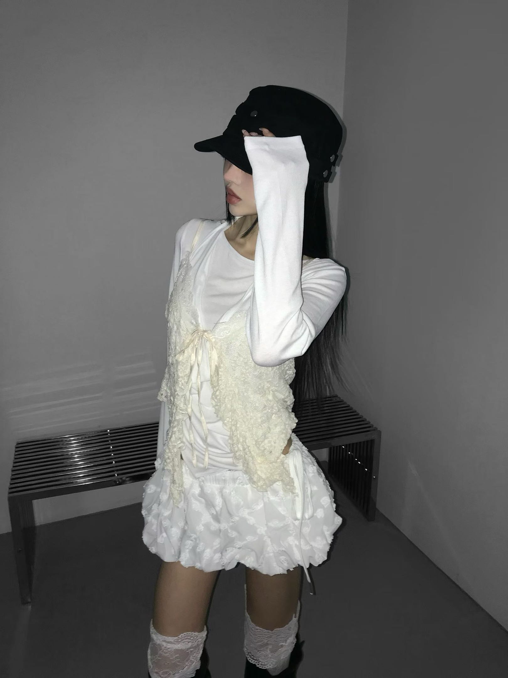 [Preorder 1st Drop Price] C2107 Noirlette Veil Camisole