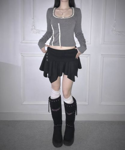 [Preorder 1st Drop Price] C2108 Rosette Dot Top