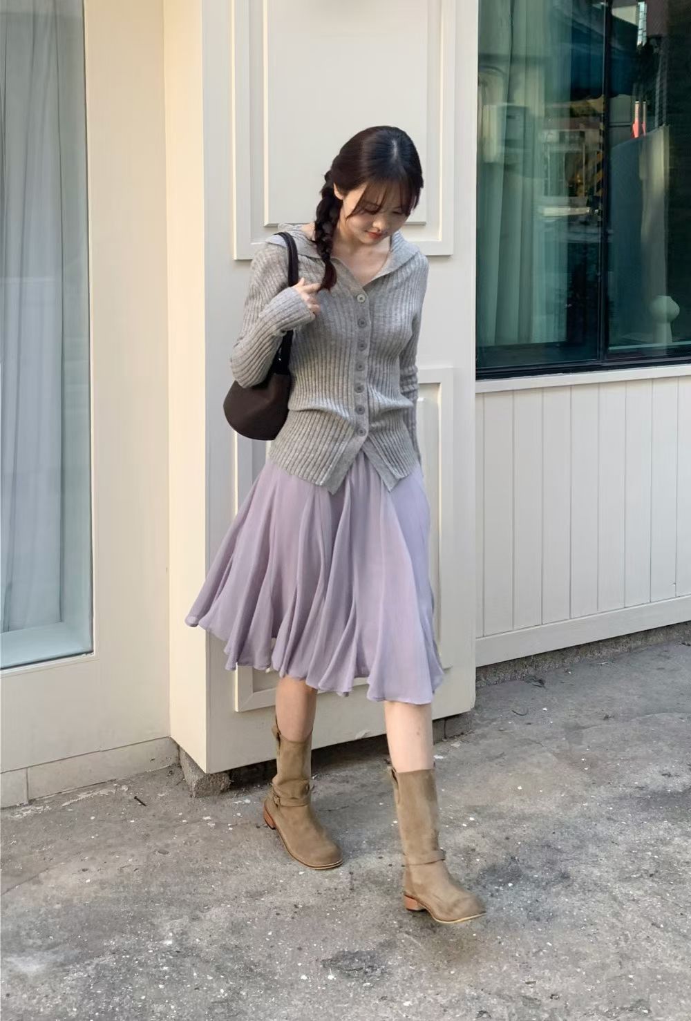 [Preorder 1st Drop Price] C2202 Flutter Midi Skirt