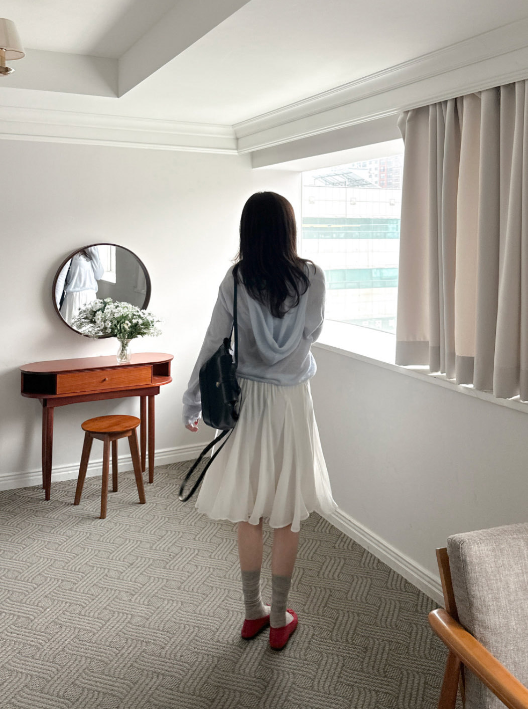 [Preorder 1st Drop Price] C2202 Flutter Midi Skirt