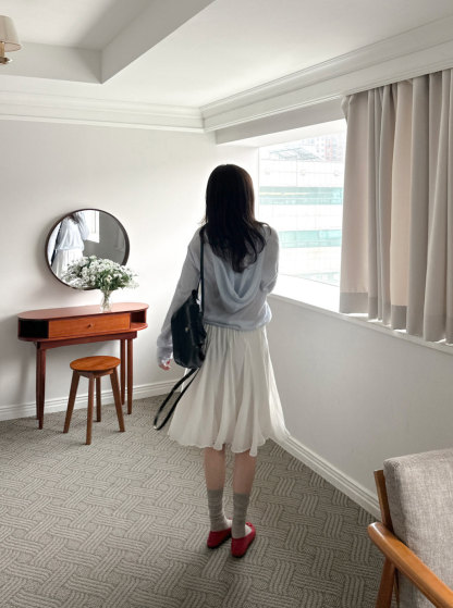 [Preorder 1st Drop Price] C2202 Flutter Midi Skirt