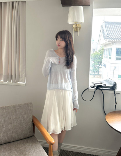 [Preorder 1st Drop Price] C2202 Flutter Midi Skirt