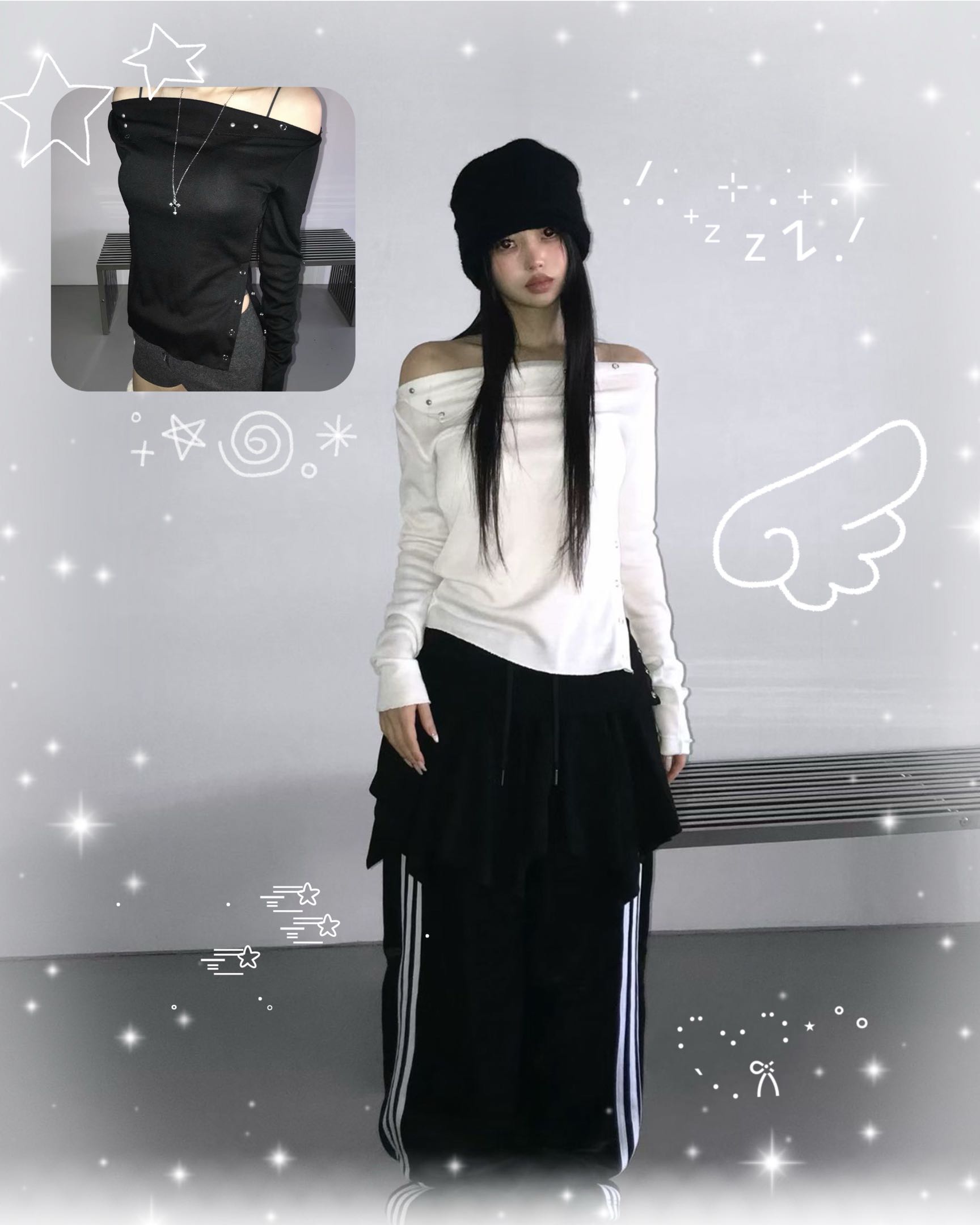 [Preorder 1st Drop Price] C2304 Rivetline Silt Top