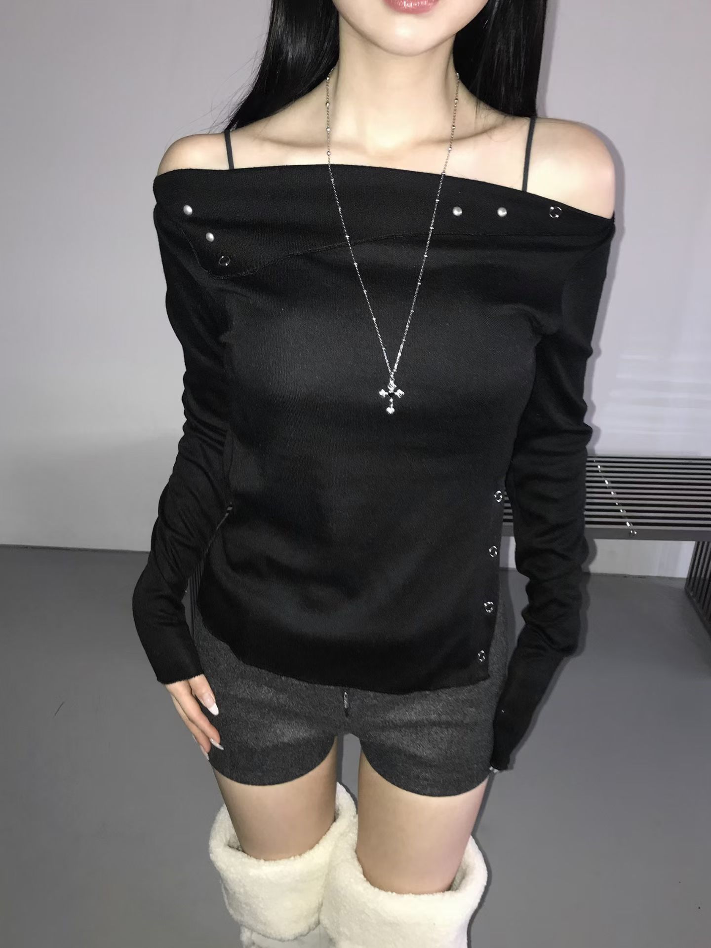 [Preorder 1st Drop Price] C2304 Rivetline Silt Top