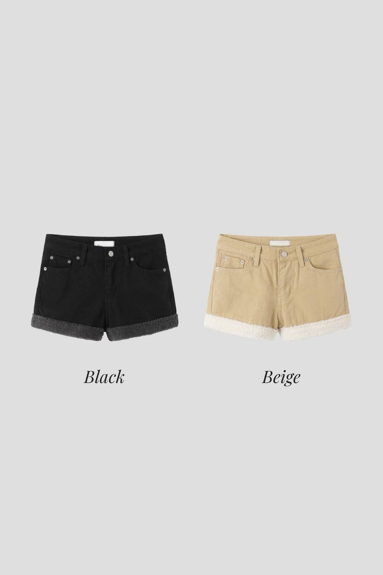 [Preorder 1st Drop Price] C2508 Winter Glow Denim Shorts