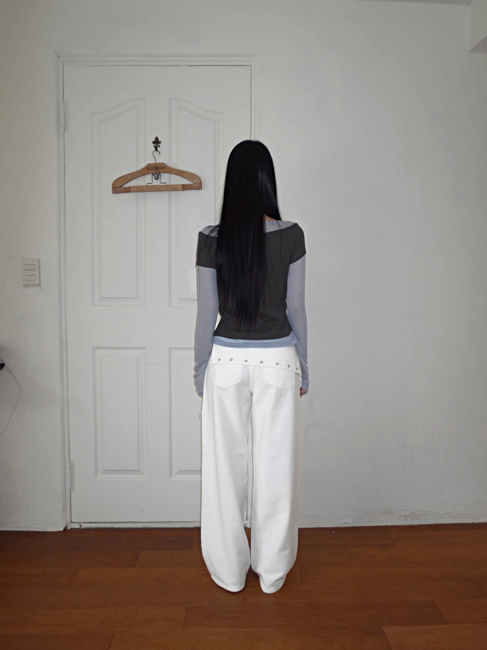 [Preorder 1st Drop Price] C2511 Eyelet Wrap Pants